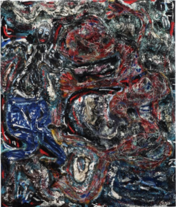 An abstract painting by Thornton Dial
