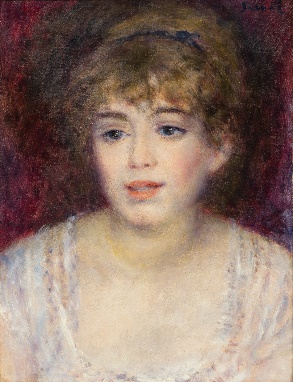 Portrait of Jeanne Samary by Pierre Auguste Renoir