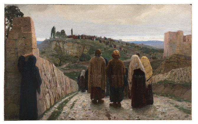There were also women looking from afar off by Vasili Dmitrievich Polenov