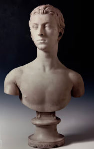A bust of a personDescription automatically generated