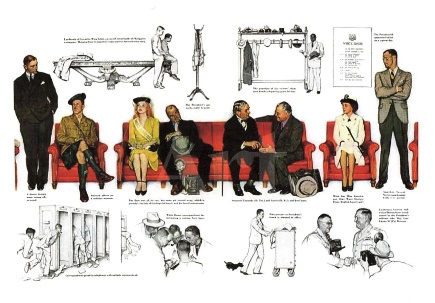 image containing several works by Rockwell