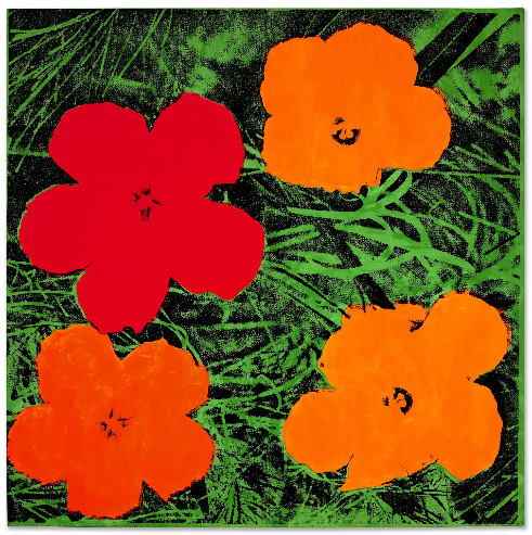 A group of orange and red flowersDescription automatically generated