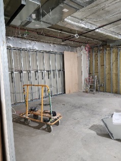 Construction photo of 20 West 55th Street space